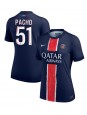 Paris Saint-Germain Willian Pacho #51 Zenski Domaci Dres 2024-25 Kratak Rukavima